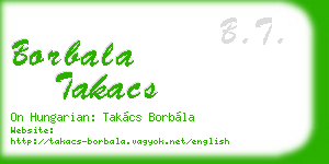 borbala takacs business card